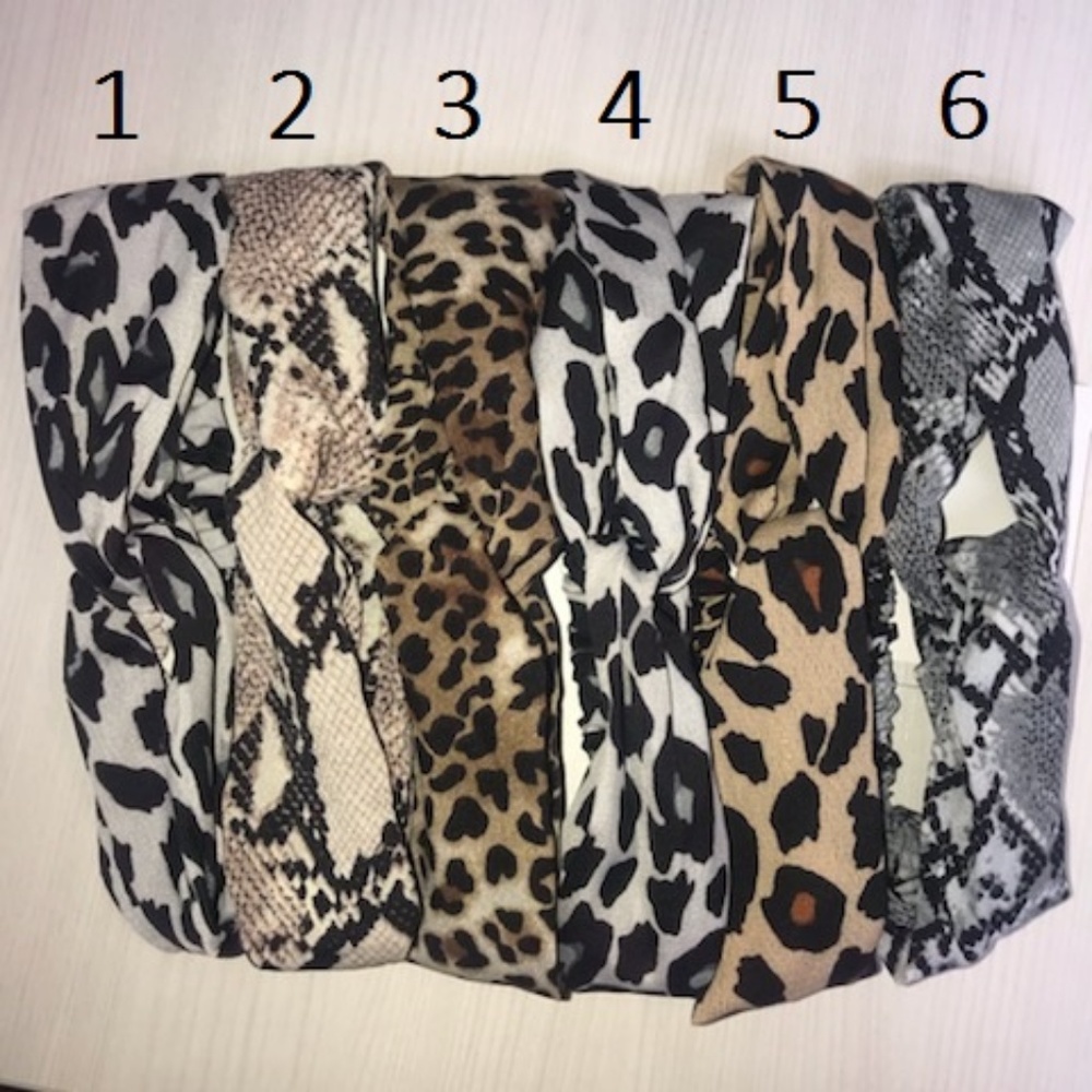 Animal Print Headband Headwraps - Picture 5 of 5